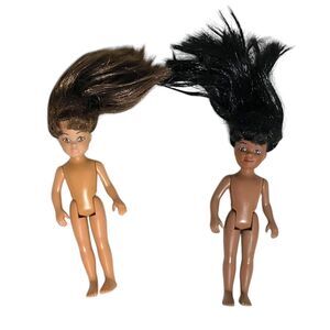 Remco Babysitters Club Dolls Kids Jenny And Becca Lot of 2 Naked Vintage 1991